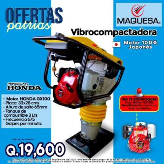 OFERTAS MAQUESA® VIBROCOMPACTADORA en San Pedro Carchá - Imagen 1