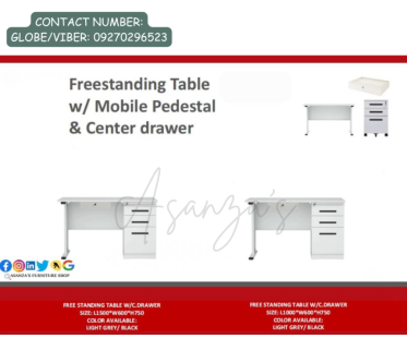 OFFICE FREESTANDING TABLE | HOME & OFFICE FURNITURE SHOP in Upper Bicutan - Image 1