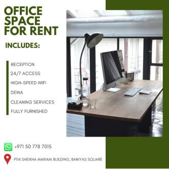 OFFICE SPACE FOR RENT – AED 22,000 in Dubai - Image 1