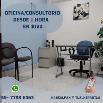 OFICINA Y SALA POR HORA PARA PROFESIONISTAS en Tláhuac - Imagen 1