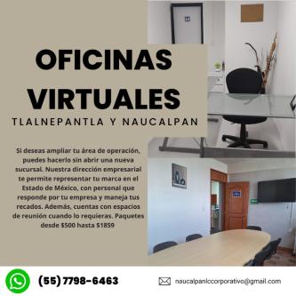 OFICINAS VIRTUALES CON LOS MEJORES SERVICIOS. en Naucalpan - Imagen 1