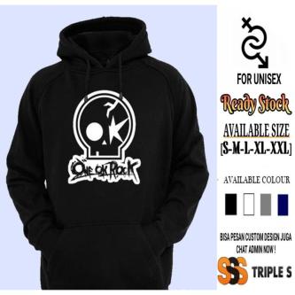 ONE OK ROCK LOGO HOODIE JUMPER MADE OF QUALITY COTTON FLEECE in Singapore - Image 1