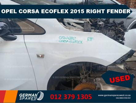 OPEL CORSA ECOFLEX 2015 USED RIGHT FENDER FOR SALE in Tembisa - Image 1