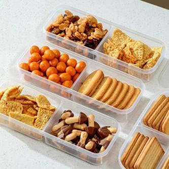 ORIENTLIIY Food Storage Box, with Lids Transparent … in Singapore - Image 1
