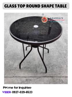 OUTDOOR GLASS TOP | OUTDOOR CHAIR in Quezon City - Image 3
