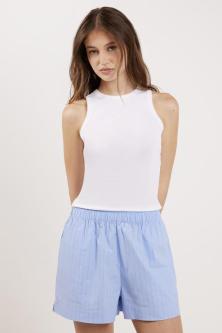Ode Lyle Racer Tank Bright White in Hamilton - Image 1
