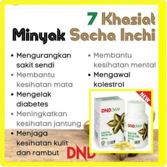 Official Store DND369 Sacha Inchi Oil 60 Softgel RX369 … in Singapore - Image 1