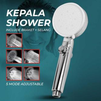 One-Key Stop Shower Head Set with 5 Adjustable Modes - SH24 in Singapore - Image 1