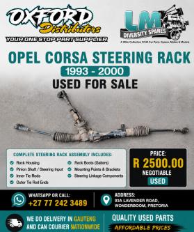 Opel Corsa B Steering Rack Used For Sale in Pretoria - Image 2