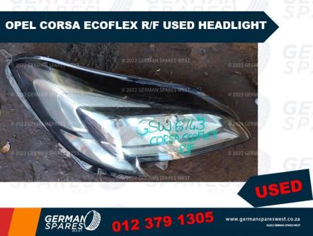 Opel Corsa Ecoflex R/F Used Headlight in Boksburg - Image 1