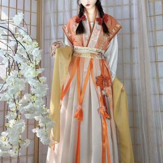 Original Hanfu Late Tang Made Robe One-Piece Pendulum Group … in Singapore - Image 1