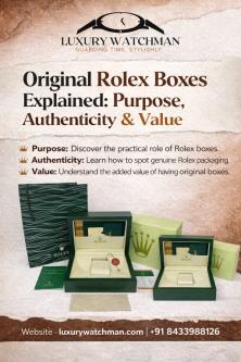 Original Rolex Boxes – Authentic Look & Premium Finish in Mumbai - Image 1