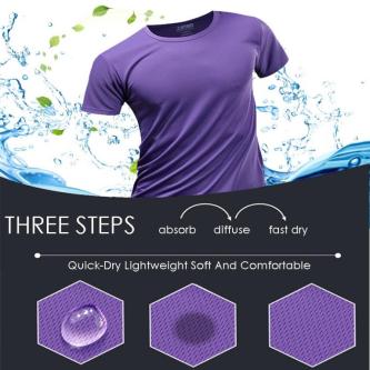 Outdoor Performance Plain Microfiber Polyester Round Neck … in Singapore - Image 1