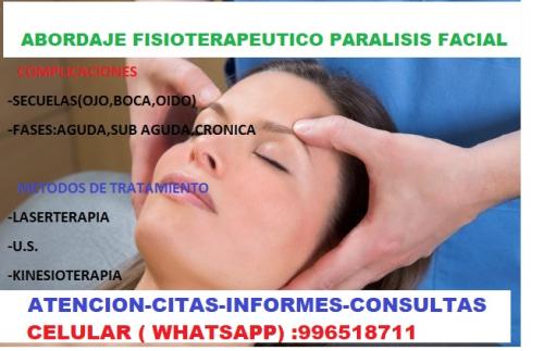 PARALISIS FACIAL -TRATAMIENTO en San Miguel de Pallaques - Imagen 1