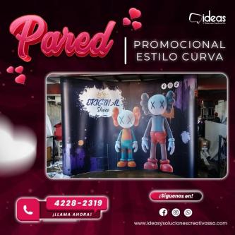 PARED PROMOCINAL TIPO CURVA en Ciudad de Guatemala - Imagen 1
