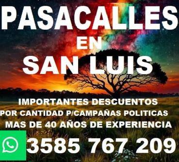 PASACALLES POLITICOS SAN LUIS en Cosquín - Imagen 1