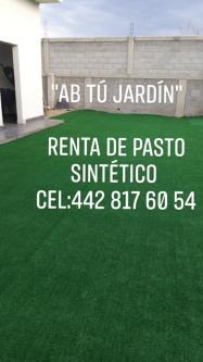 PASTO SINTÉTICO RENTO PARA EVENTOS SOCIALES BODAS XV EXSOCIALES en Querétaro (QRO) - Imagen 1