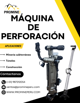 PERFORADORA || JACKLEG || MINERIA || RN 250X || PROMINE PERU en Lima - Imagen 1
