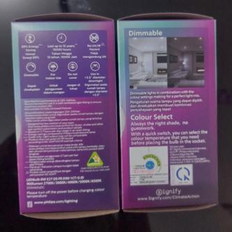 PHILIPS Selectable LED Dimmable Lamp 5 Colors Easy … in Singapore - Image 1
