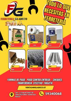 PÍEDRIN FERRETERIA GLADECO en Ciudad de Guatemala - Imagen 2