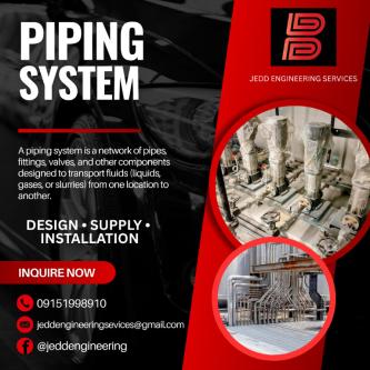 PIPING SYSTEM - SUPPLY AND INSTALLATION in Meycauayan - Image 1