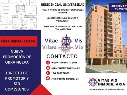 PISOS 3 DORMITORIOS - PROMOCIÓN OBRA NUEVA (RESIDENCIAL … en La Unión - Imagen 1