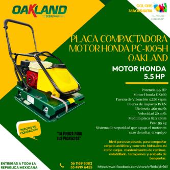 PLACA COMPACTADORA OKLAND en La Paz - Imagen 1