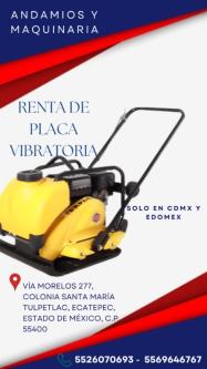 PLACA VIBRATORIA EN RENTA DE LA MARCA HYPERMAQ en Ecatepec - Imagen 1