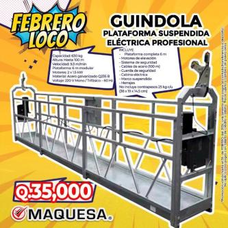 PLATAFORMA SUSPENDIDA ELÉCTRICA PROFESIONAL (GUÍNDOLA) en San Pedro Carchá - Imagen 1