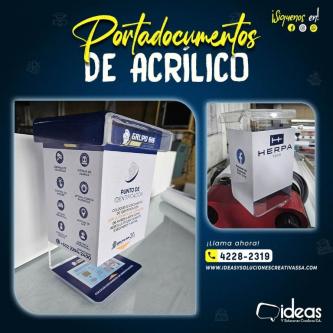 PORTADOCUMENTOS EN ACRILICO en Ciudad de Guatemala - Imagen 1