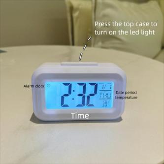 PRASI Digital Alarm Clock, Temperature Display Calendar LED … in Bishan - Image 1