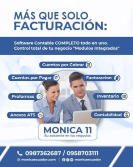 PROGRAMA CONTABLE MONICA CON FACTURACIÓN ELECTRONICA en Quito - Imagen 3