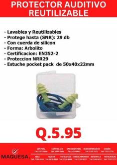 PROTECTOR DE OIDOS en Retalhuleu - Imagen 1