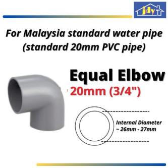 PVC Pipe Fitting Paip PVC Connector Equal Socket Elbow Tee … in Sungai Besar - Image 1