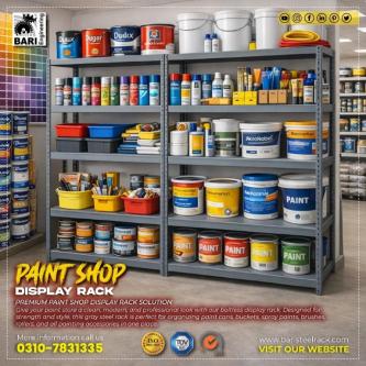 Paint Shop Display Rack By Bari Engineering In Pakistan in Rahīmyār Khān - Image 1