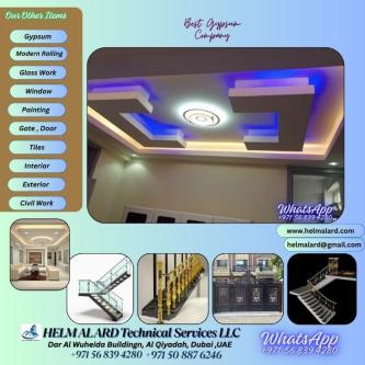 Paints, Tiles, Staircase, Railing, Balcony, Glass Work, Manufact in Ajman - Image 5