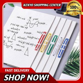 Paper Fastener 50pcs/box, Plastic Colored File Binder Clip, … in Taman Johor Jaya - Image 1