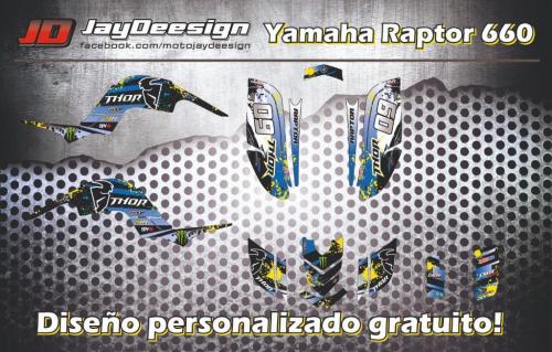 Pegatinas Yamaha Raptor660 en Arona - Imagen 6