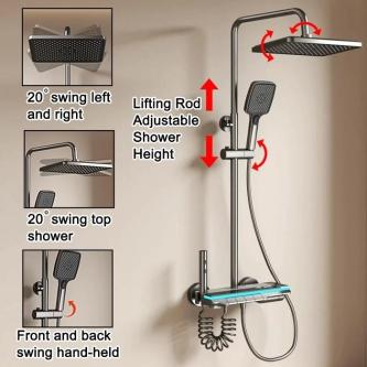 Perfect Bath 4 Modes Bathroom Shower Set Piano Key Button … in Bukit Batok - Image 1