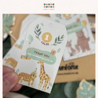 Personalised Tag Custom Sticker Tags for Birthday Party … in Subang Jaya - Image 1