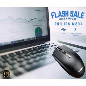 Philip's Wired Computer PC Laptop Mouse | Suitable for … in Singapore - Image 1