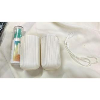 PigRabbitShop Toothbrush Storage Box Set Plastic Cylinder … in Mandai - Image 1