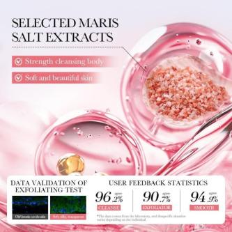 Pink Salt Body Scrub 8.47oz, Containing Rose Rhododendron … in Shah Alam - Image 1