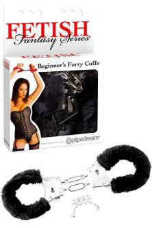 Pipedream Fetish Fantasy Furry Hand Cuffs in Masterton - Image 1