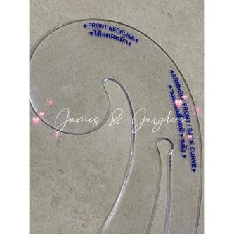 Plastic Tailor Ruler / Ruler / Sewing Ruler / Transparent … in Singapore - Image 1