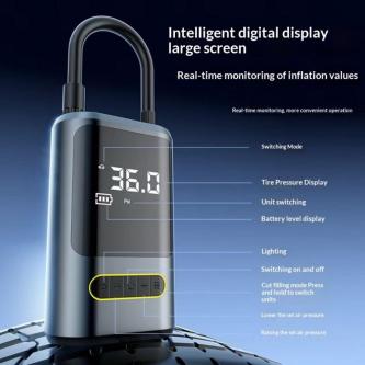 Portable Wireless Digital Car Tire Inflator High Power Fast … in Singapore - Image 1