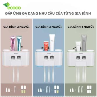 Premium Ecoco 4-Cup Toothpaste Dispenser - Multi-Purpose … in Kampung Pasir Gudang Baru - Image 1