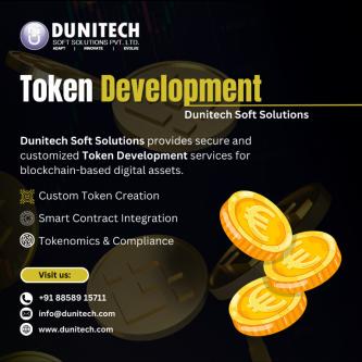 Premium Token Development Solutions | Dunitech in Lucknow - Image 1
