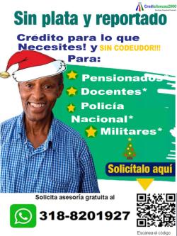 Préstamos a PENSIONADOS, FONDOS PRIVADOS, DOCENTES SECTOR PUBLIC en Bogotá - Imagen 1