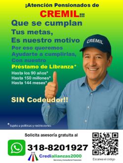 Préstamos a PENSIONADOS, FONDOS PRIVADOS, DOCENTES SECTOR PUBLIC en Bogotá - Imagen 6